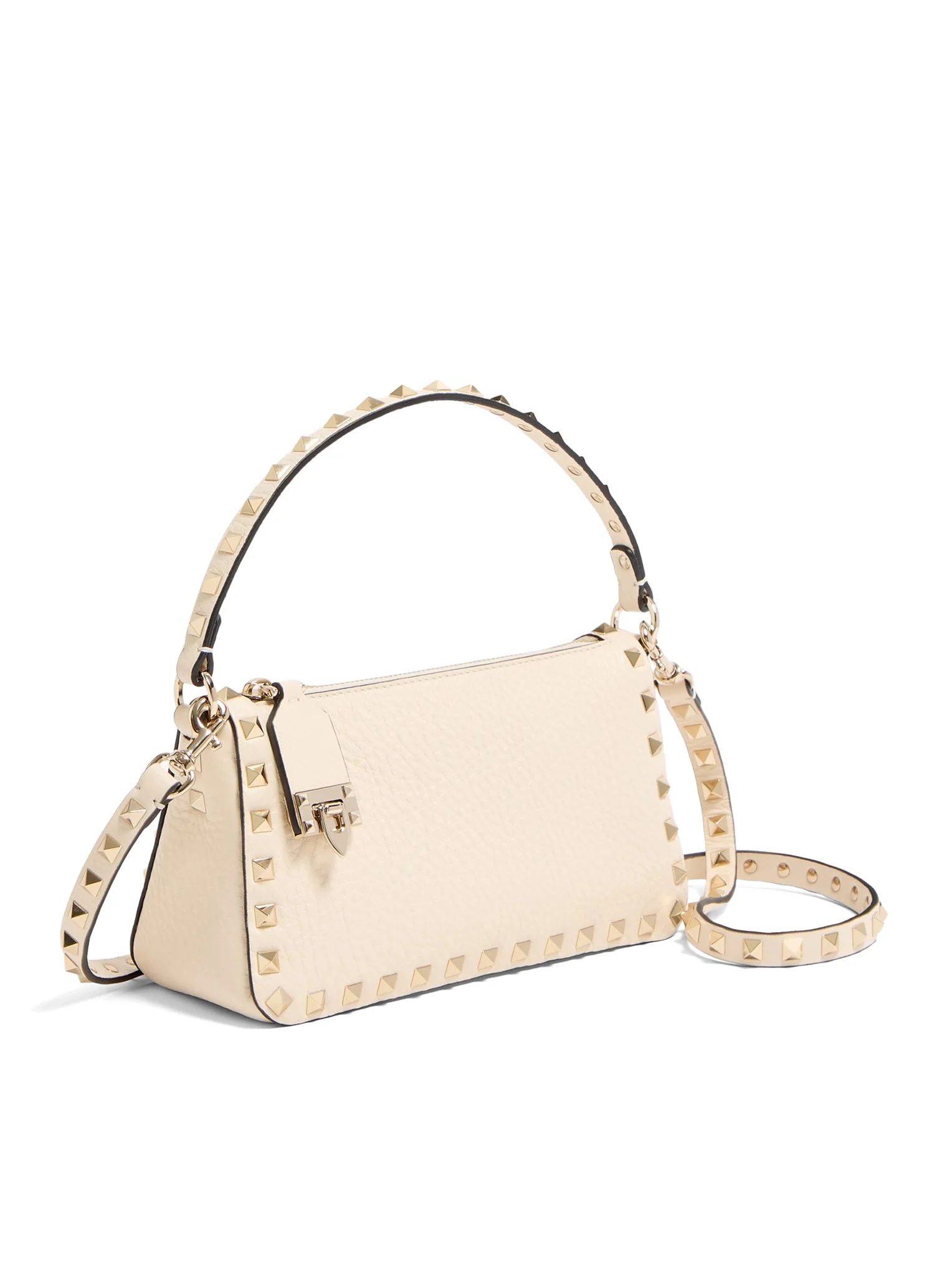 ROCKSTUD SMALL GARNET CALFSKIN CROSSBODY BAG - Image 3
