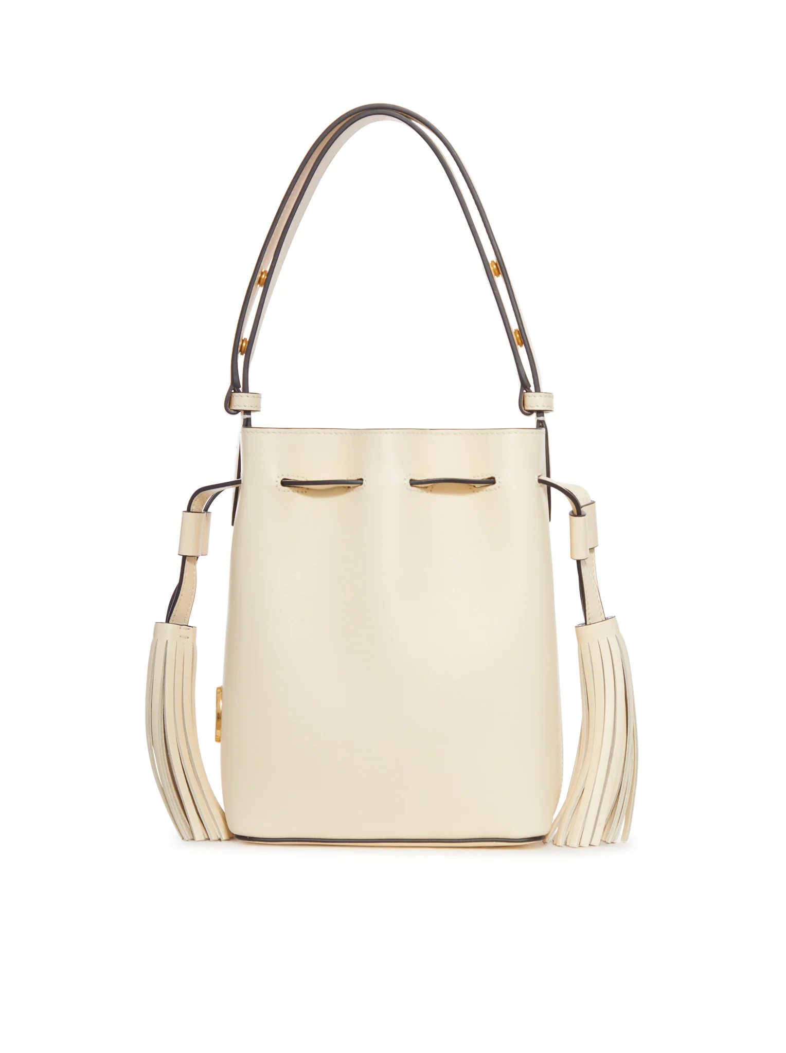 SMALL LEATHER BUCKET BAG