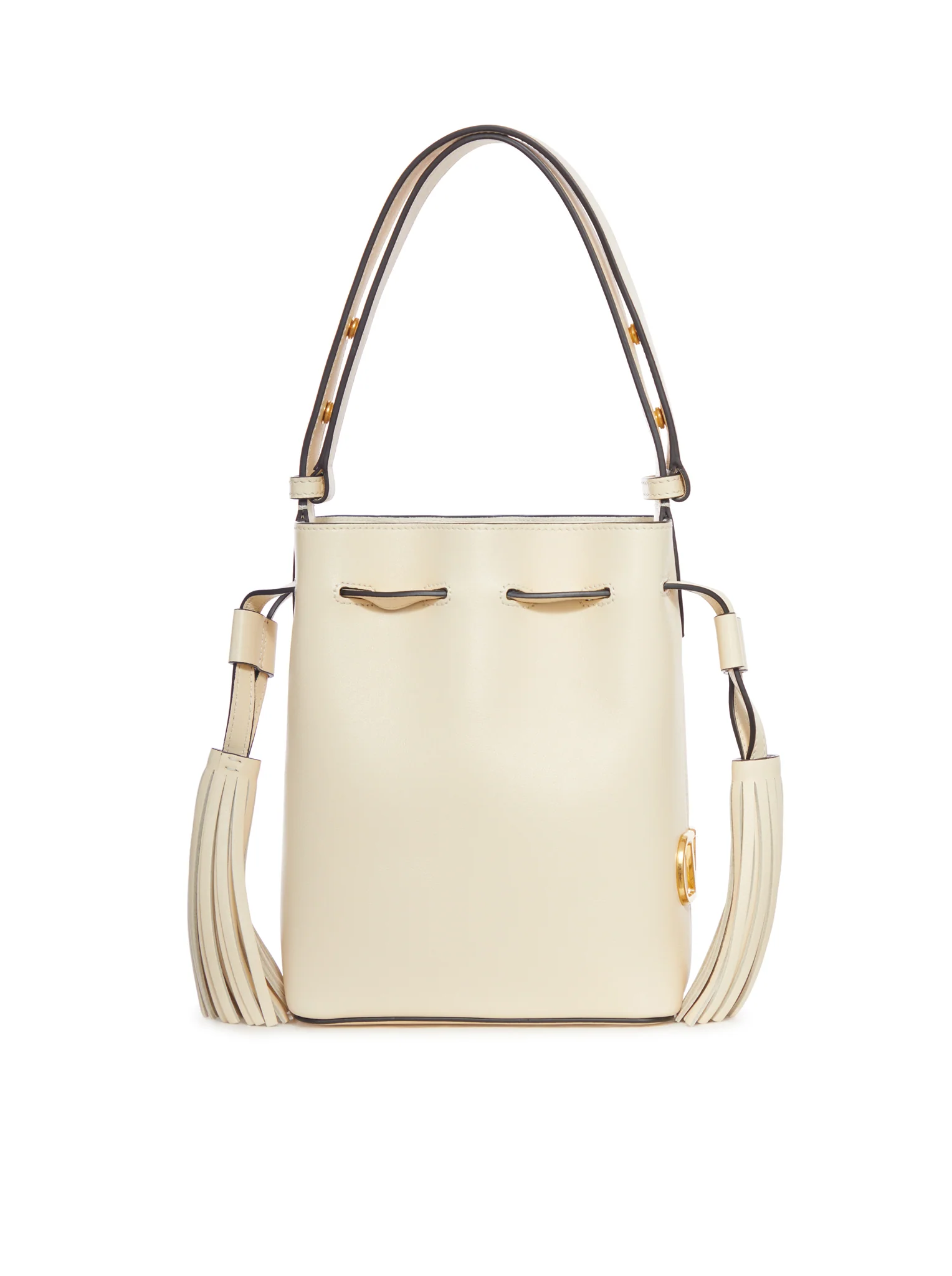 SMALL LEATHER BUCKET BAG - Image 3