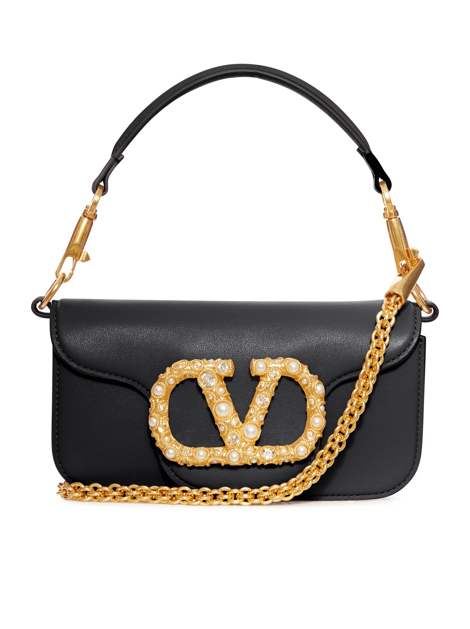 SMALL LOCO` CALFSKIN BAG WITH JEWEL LOGO - Image 4