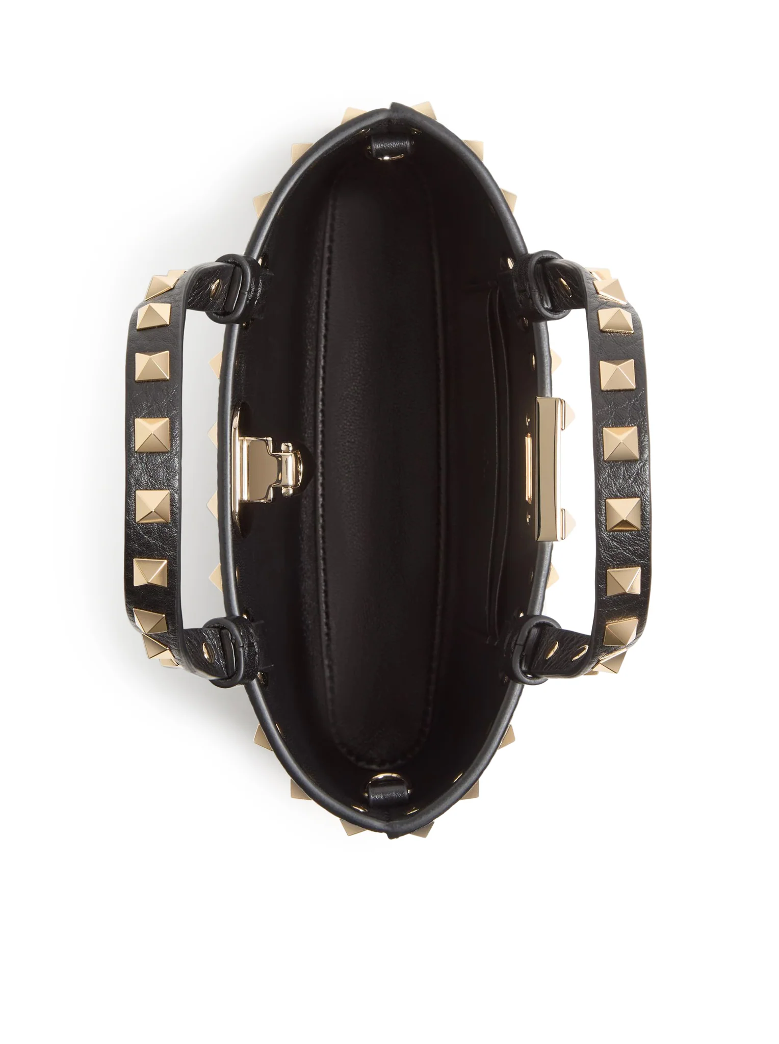 MINI ROCKSTUD SHOPPING BAG IN GRANATE CALFSKIN - Image 7