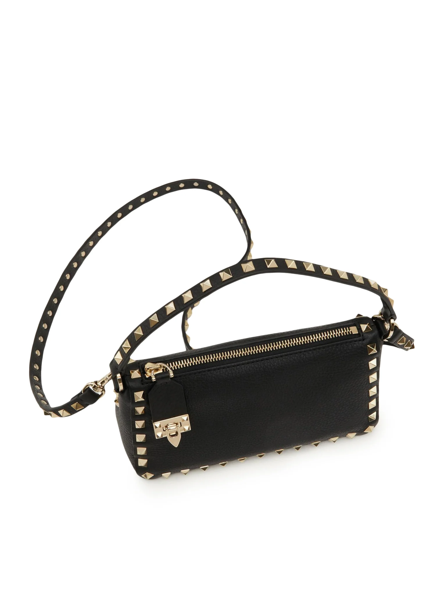 SMALL ROCKSTUD SHOULDER BAG IN GRAINED CALFSKIN - Image 4