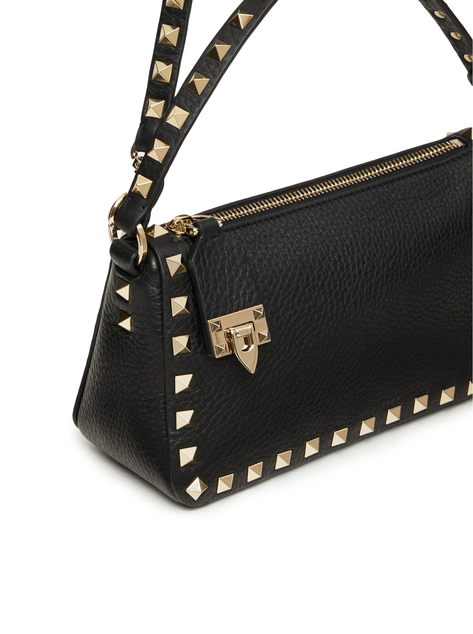 SMALL ROCKSTUD SHOULDER BAG IN GRAINED CALFSKIN - Image 6