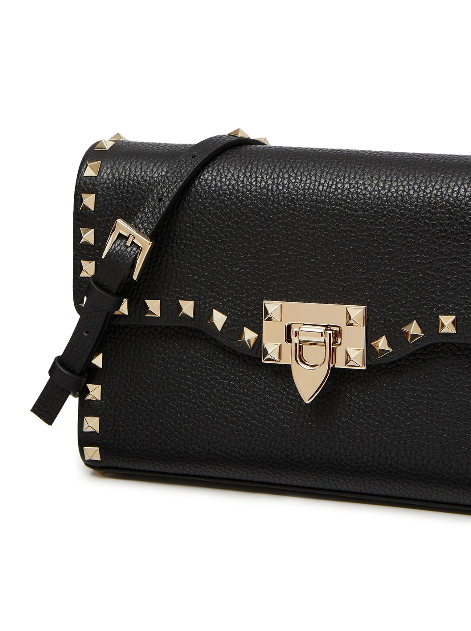 SMALL ROCKSTUD SHOULDER BAG IN GRENADE CALFSKIN - Image 6