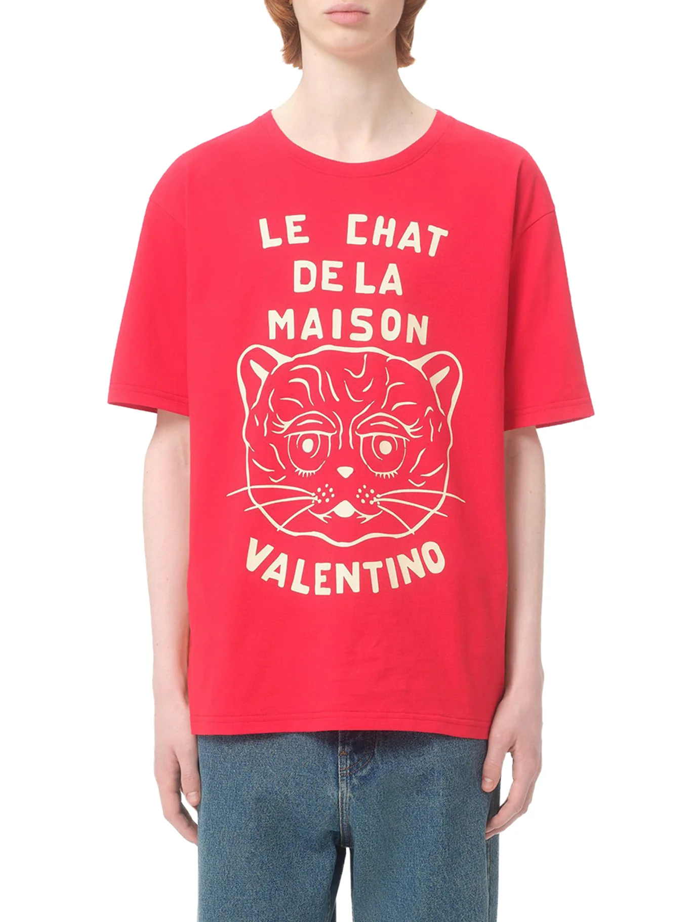 COTTON T-SHIRT WITH CHAT DE LA MAISON PRINT - Image 3
