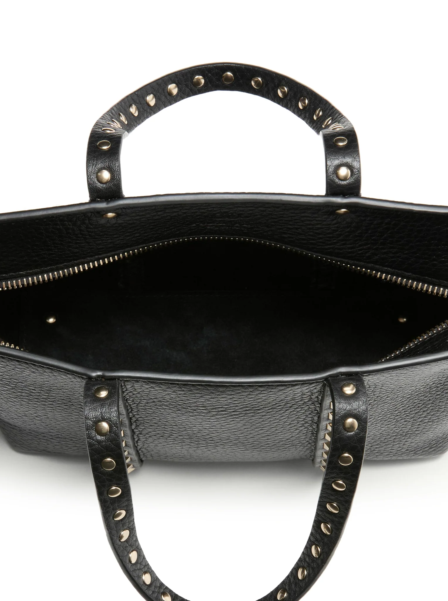 VALENTINO GARAVANI ROCKSTUD SMALL GARNET CALFSKIN SHOPPING BAG - Image 5