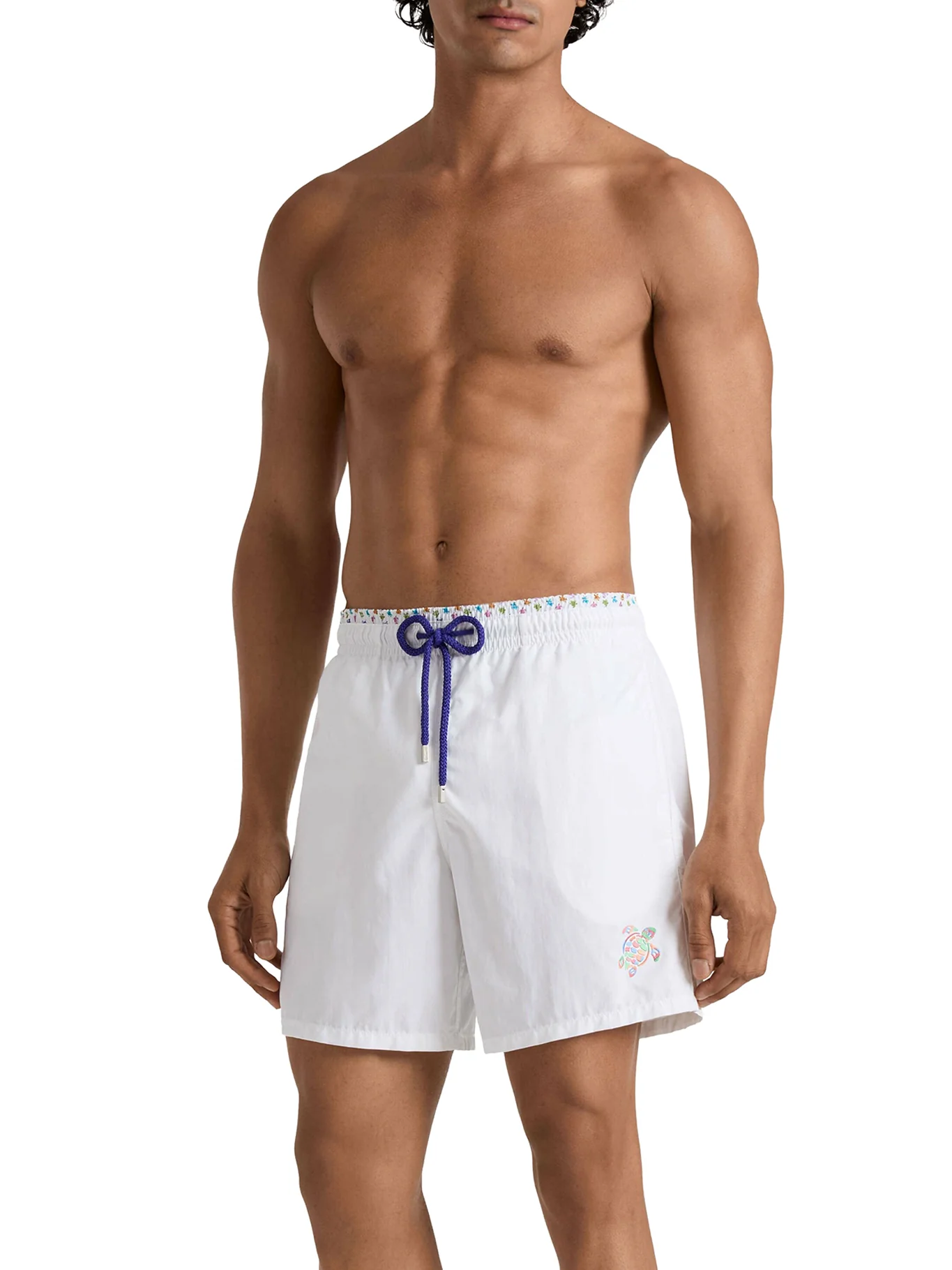MEN`S TWO-TONE MICRO RONDE DES TORTUES SWIM SHORTS - Image 2