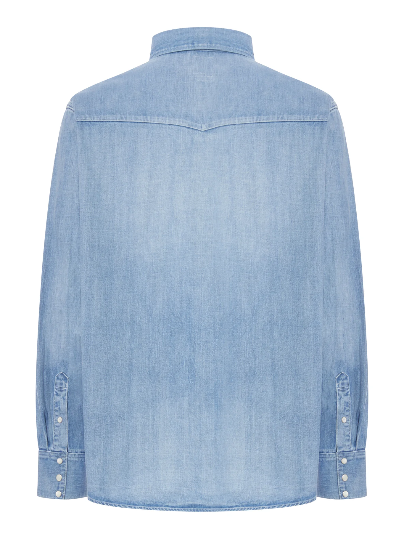 DENIM SHIRT WITH SNAP BUTTONS - Image 2