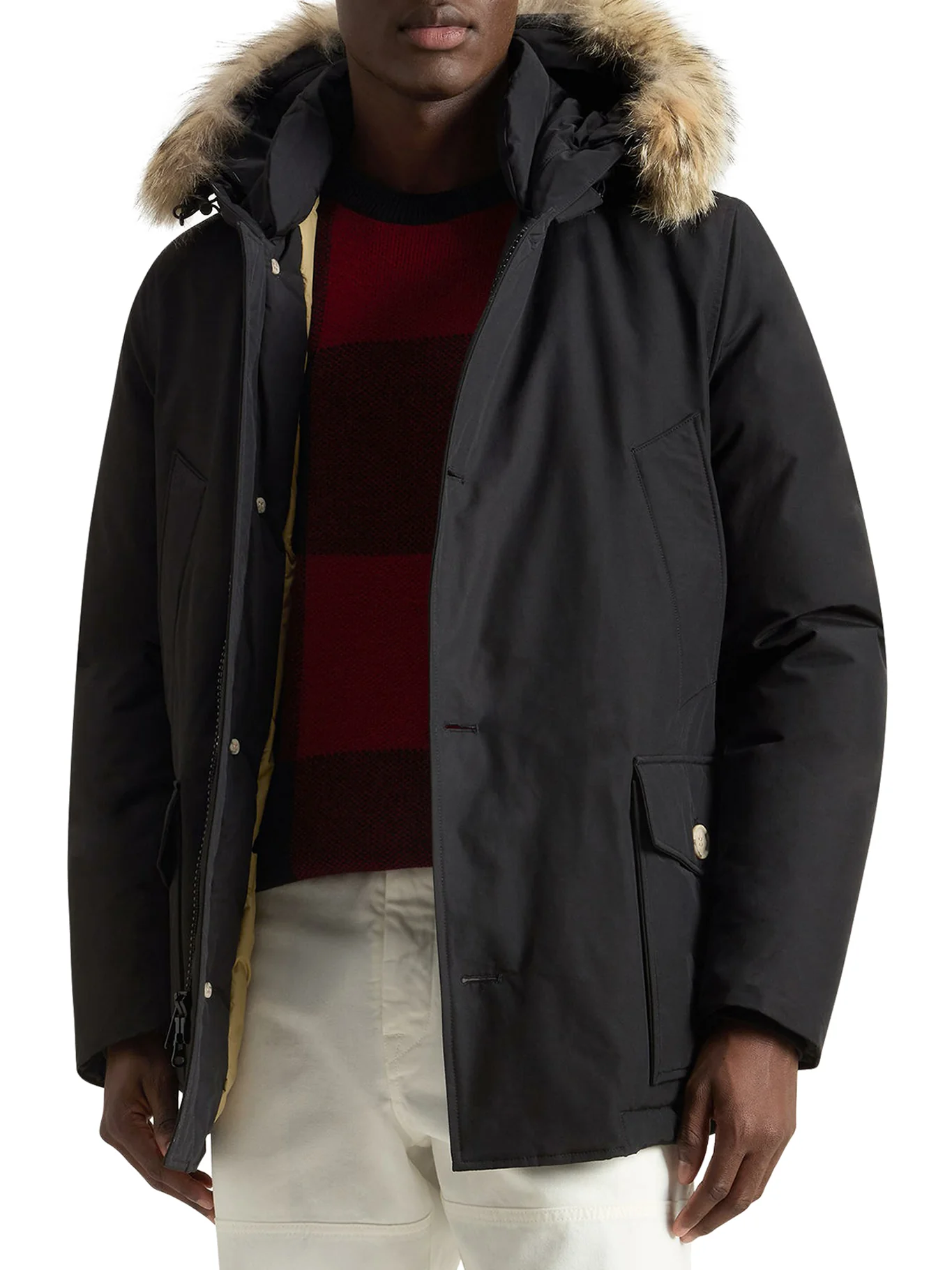 ARCTIC ANORAK IN RAMAR CLOTH WITH REMOVABLE FUR - Image 6