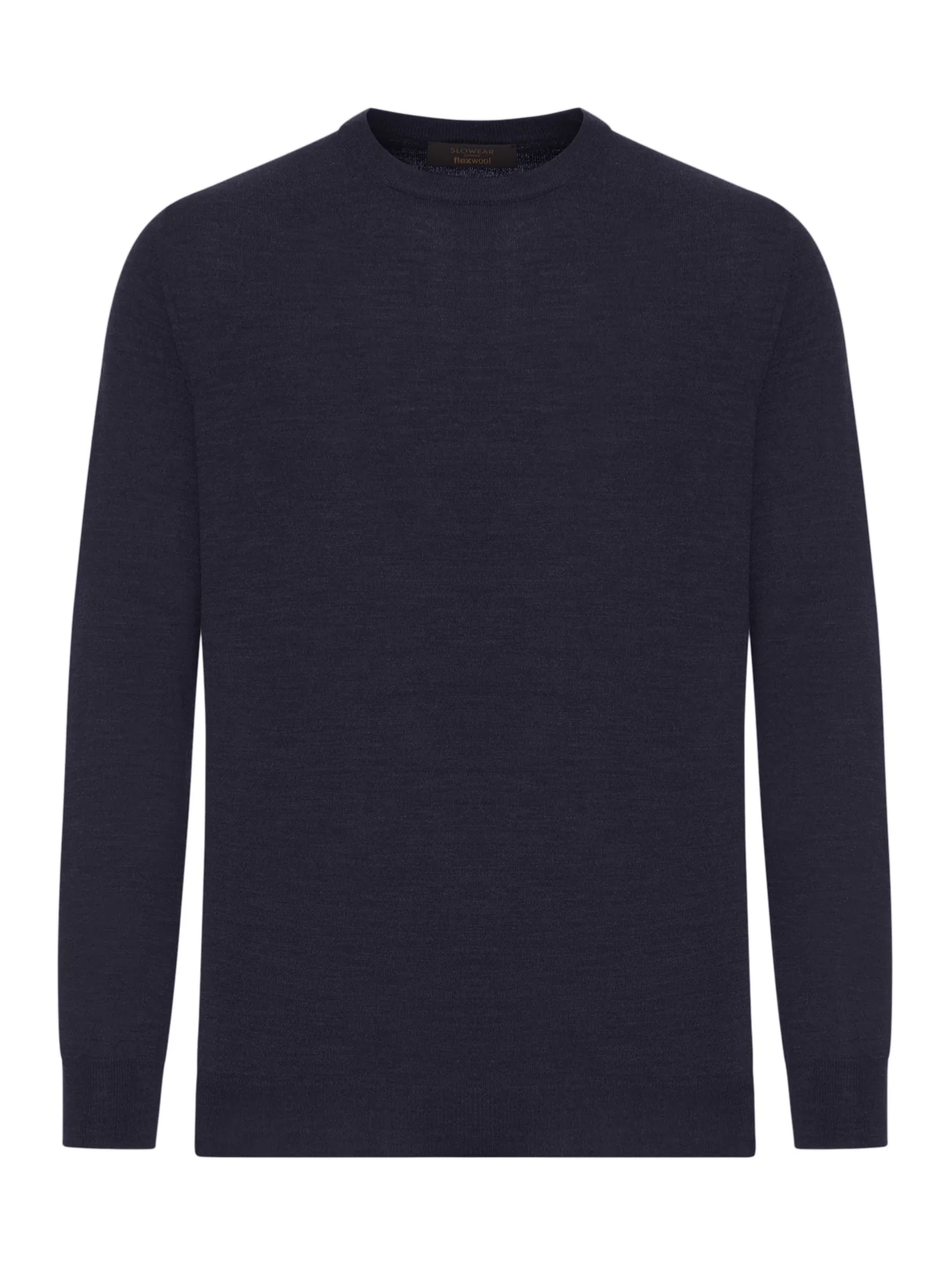 CREW NECK SWEATER IN FINE COMBED WOOL