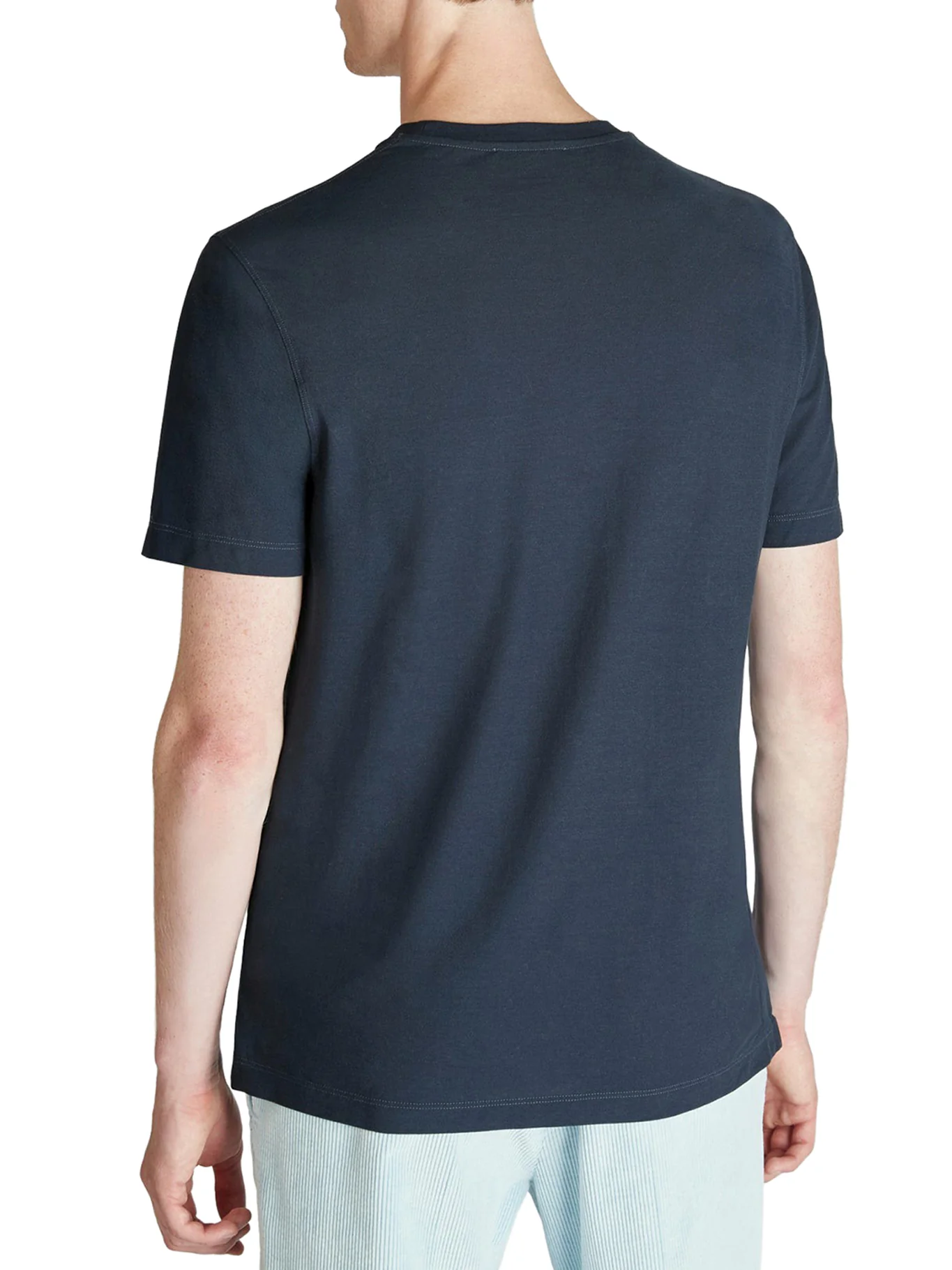 SLIM FIT CREW NECK T-SHIRT IN ICECOTTON - Image 3
