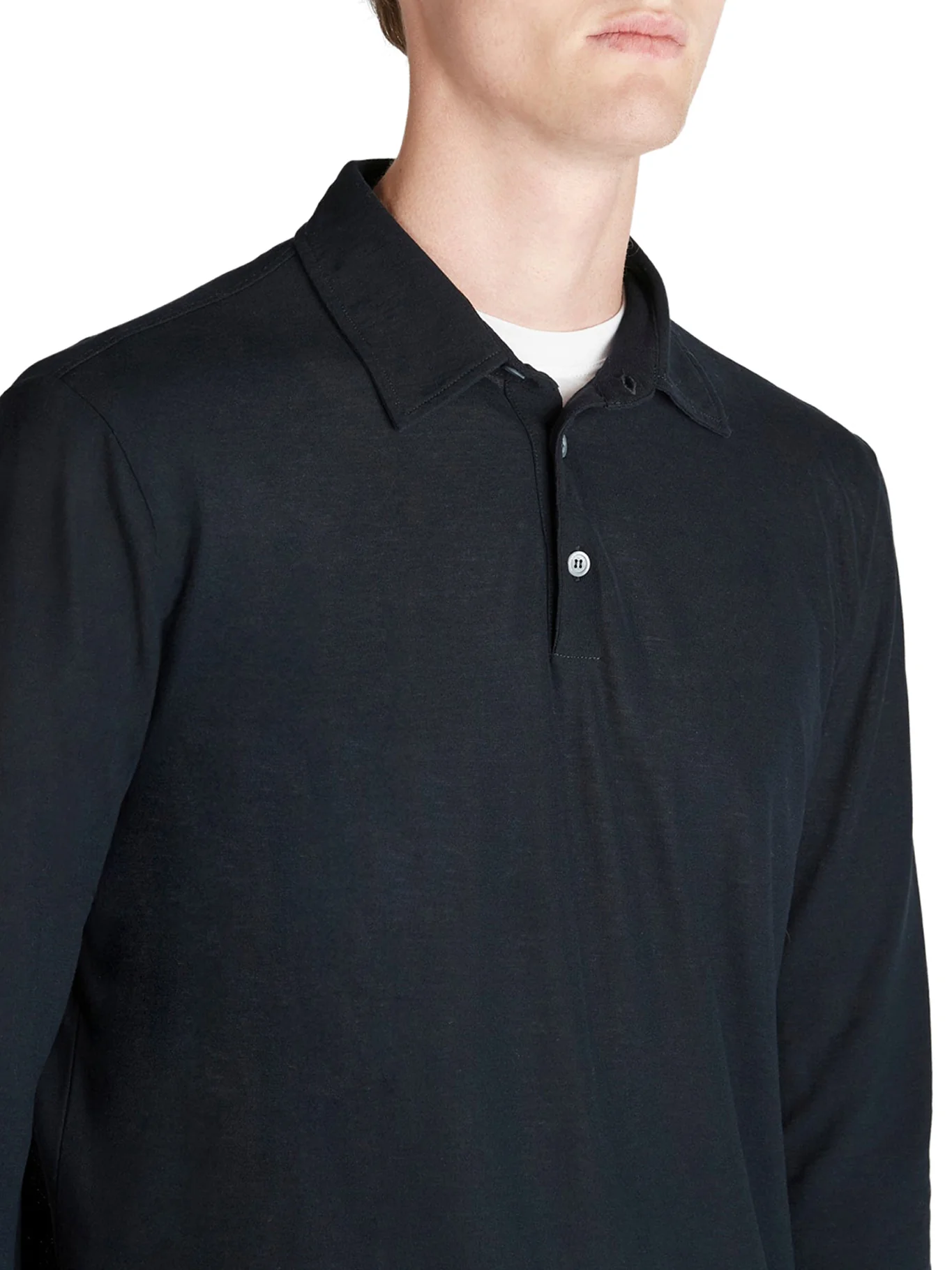 SLIM FIT POLO IN ICE COTTON - Image 4