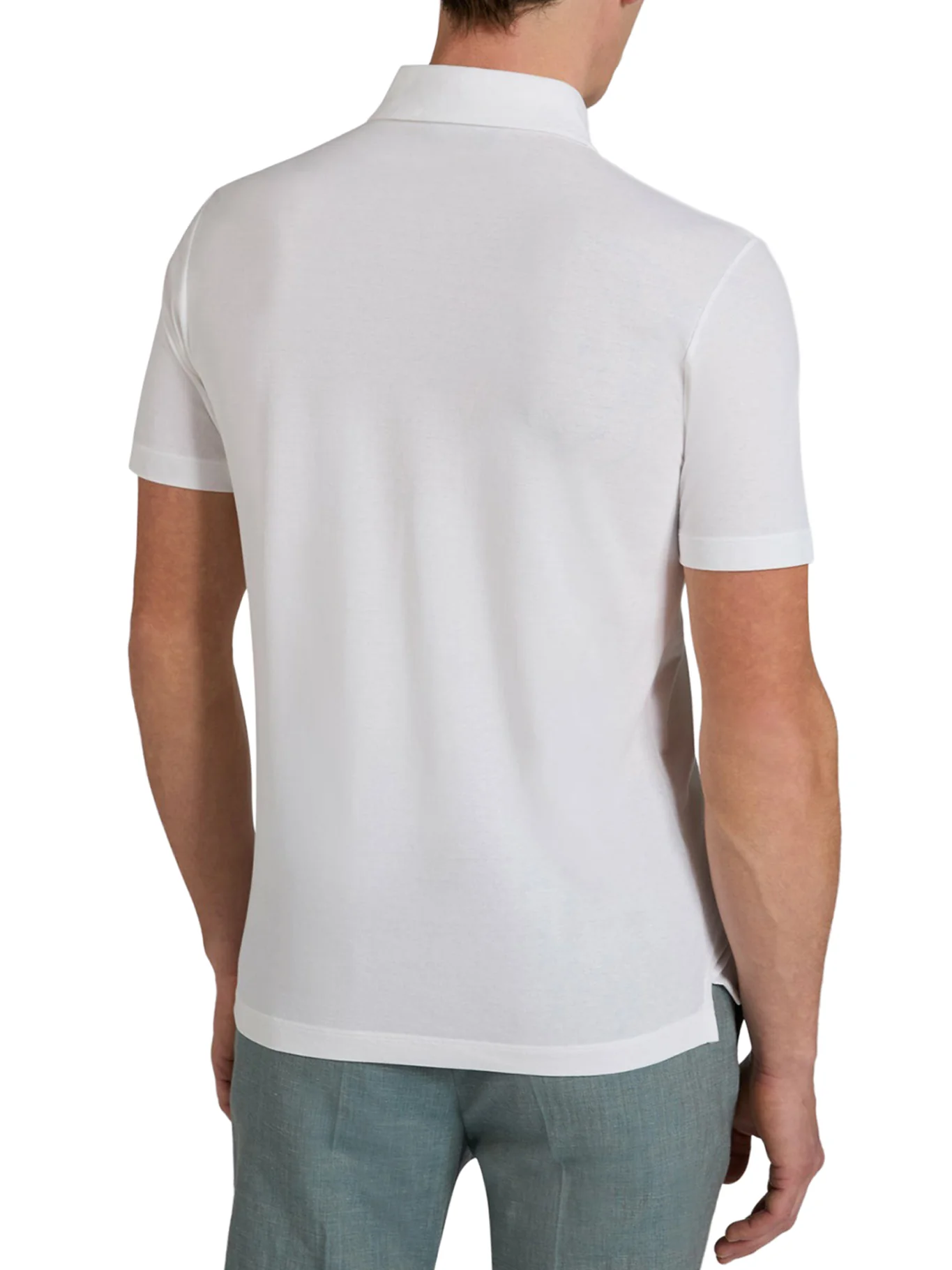 SLIM FIT POLO IN ICE COTTON - Image 3