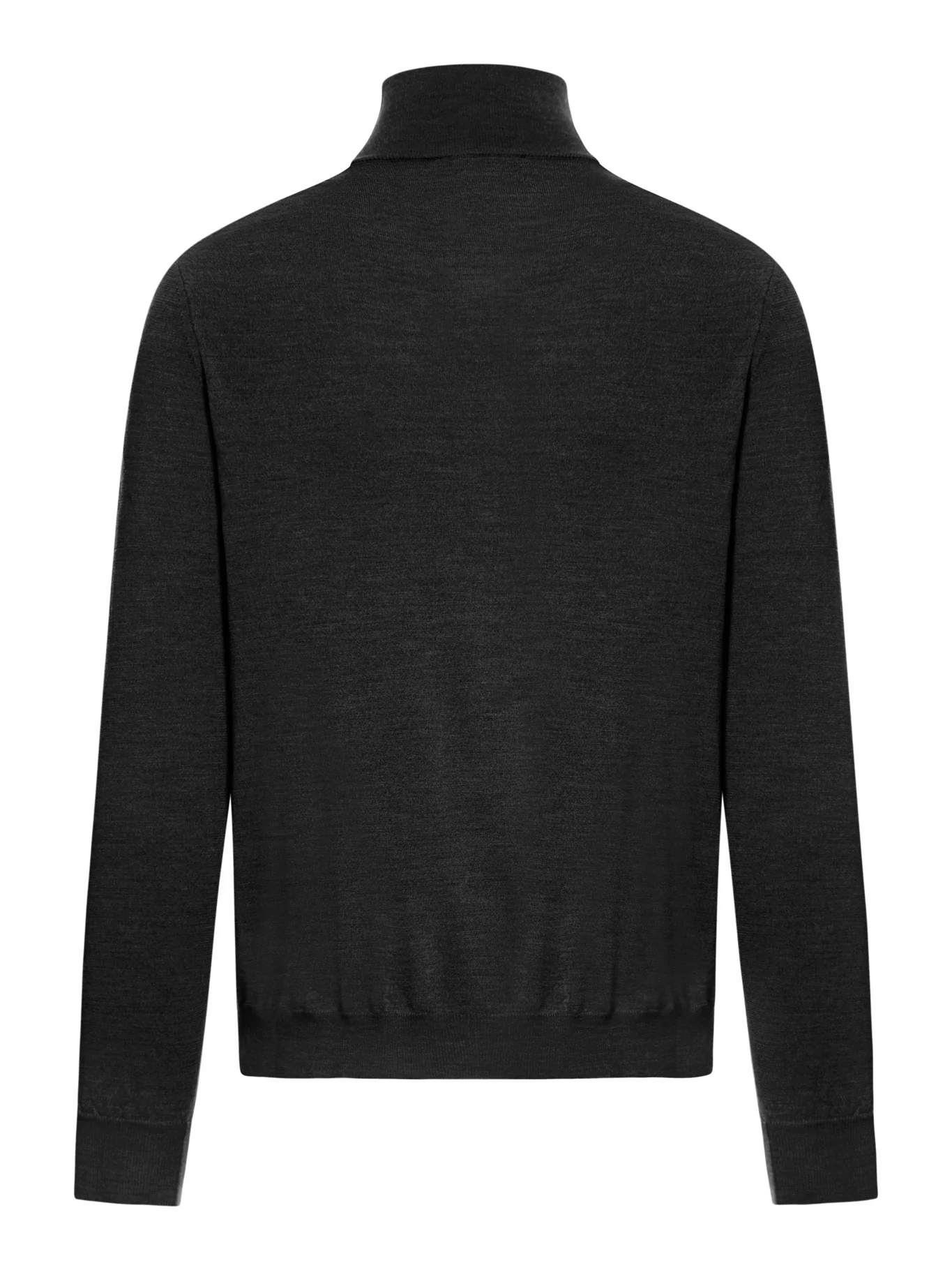 SWEATER WITH HALF ZIP IN WOOL FLEX - Image 2