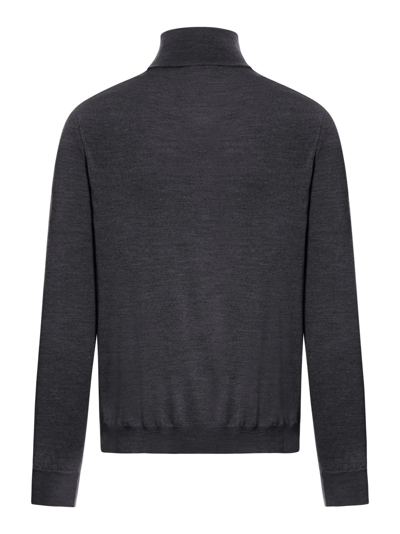 SWEATER WITH HALF ZIP IN WOOL FLEX - Image 2