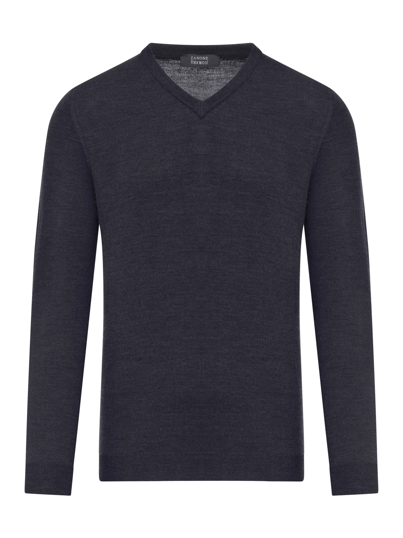 V-NECK SWEATER IN WOOL FLEX