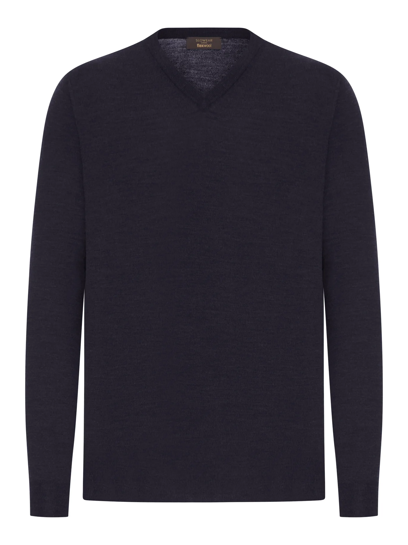 V-NECK SWEATER IN FINE COMBED WOOL
