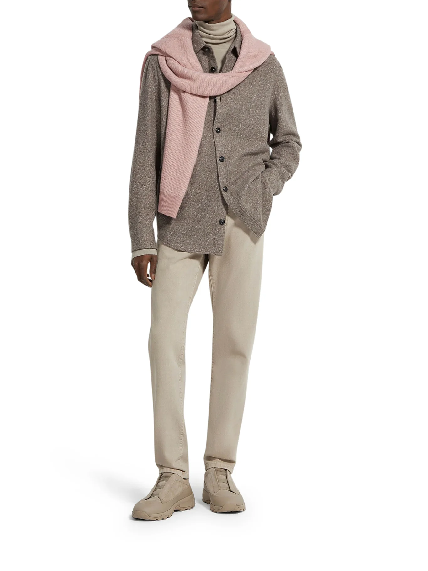 CASHMERE AND SILK OVERSHIRT - Image 2