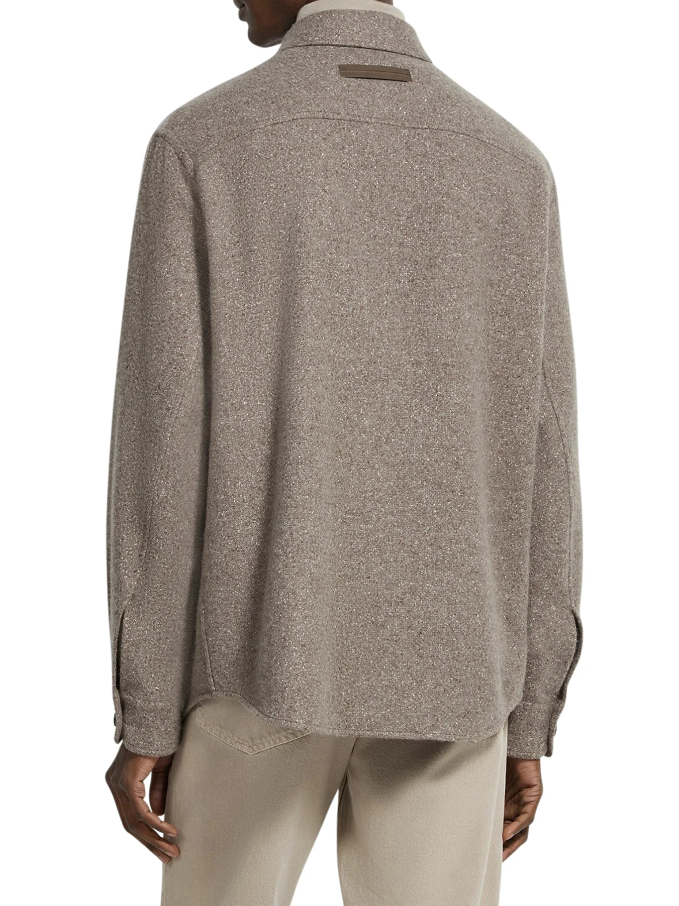 CASHMERE AND SILK OVERSHIRT - Image 4