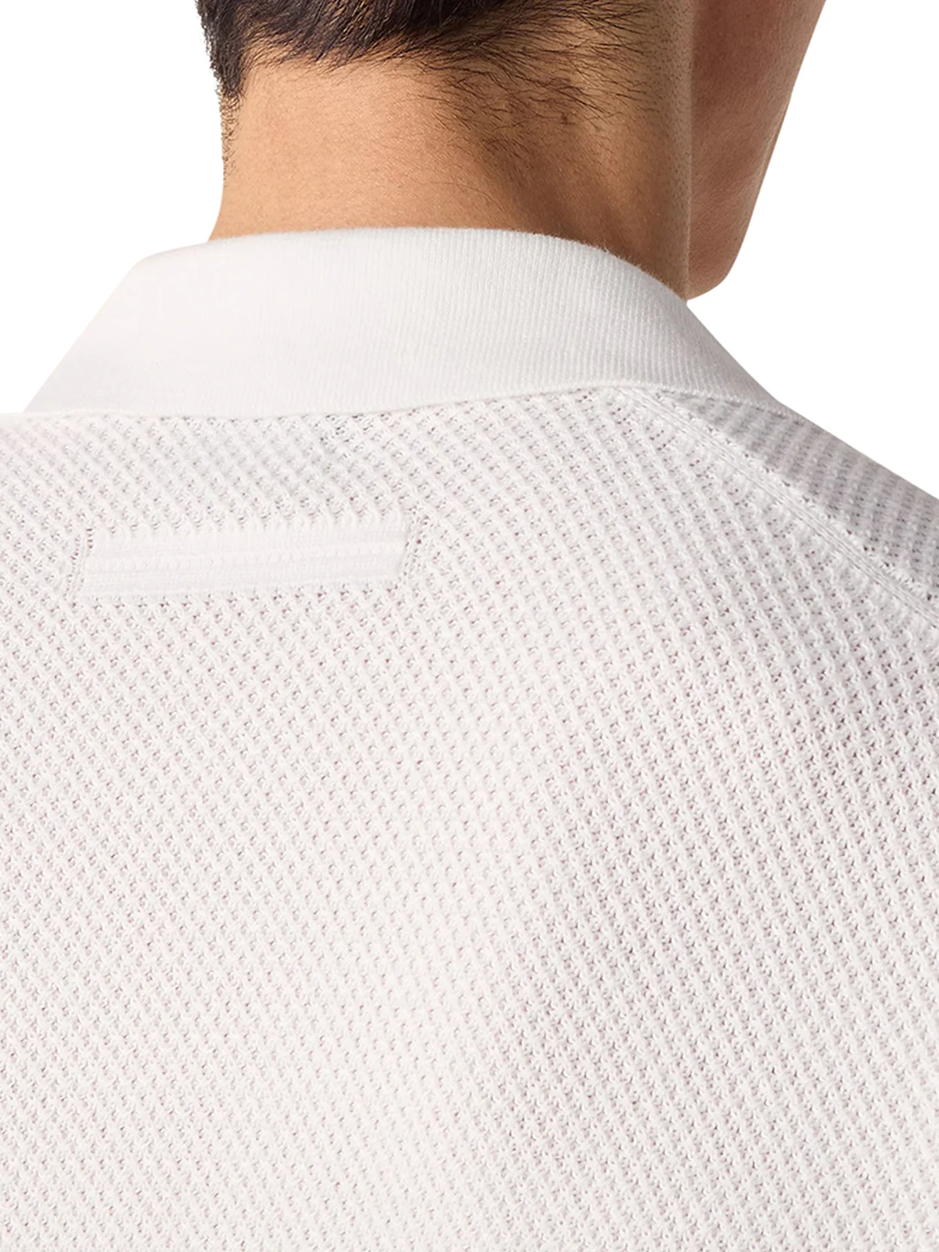 COTTON V-NECK POLO SHIRT - Image 4