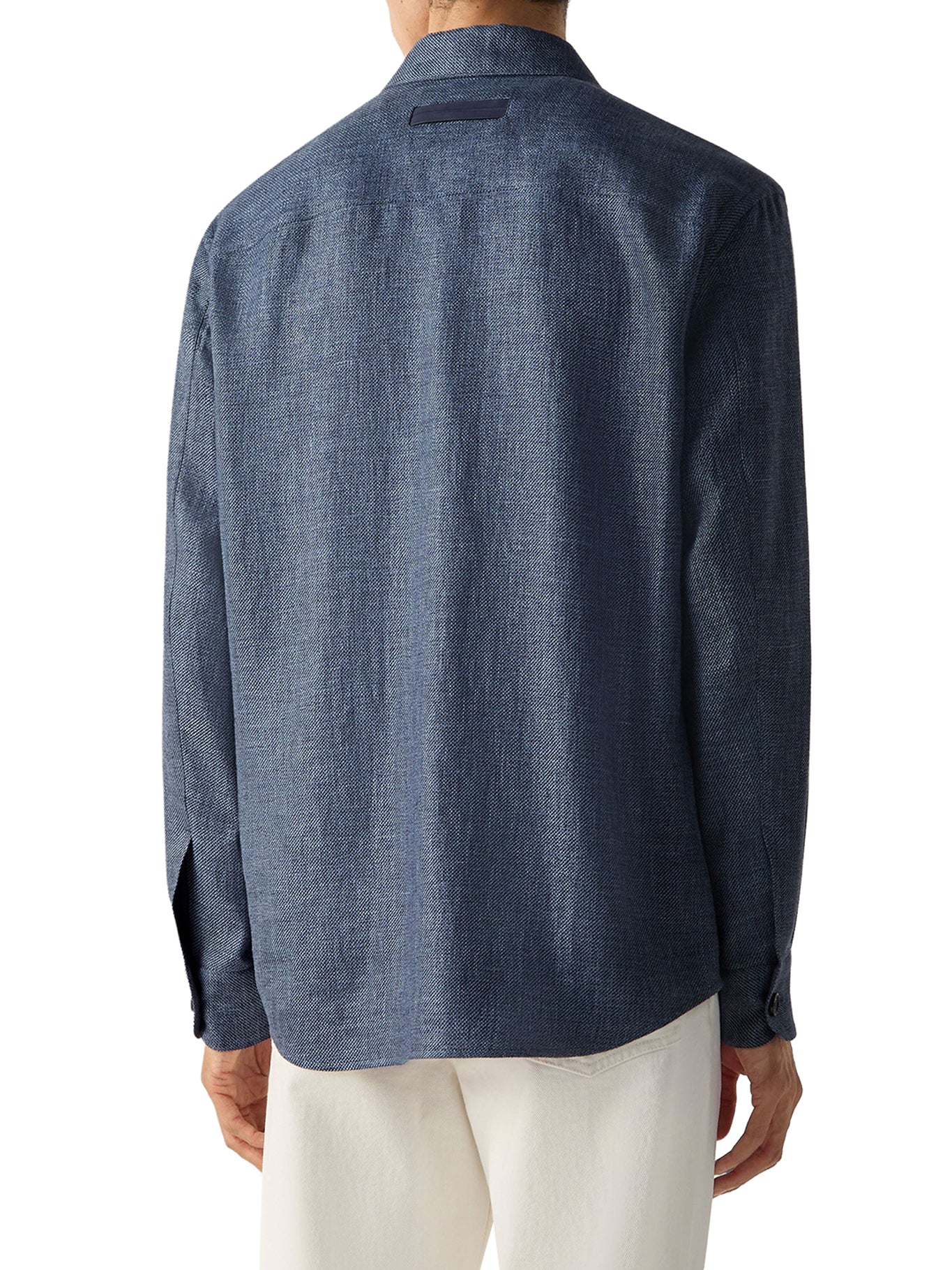 OVERSHIRT IN CASHMERE LINEN AND SILK - Image 4