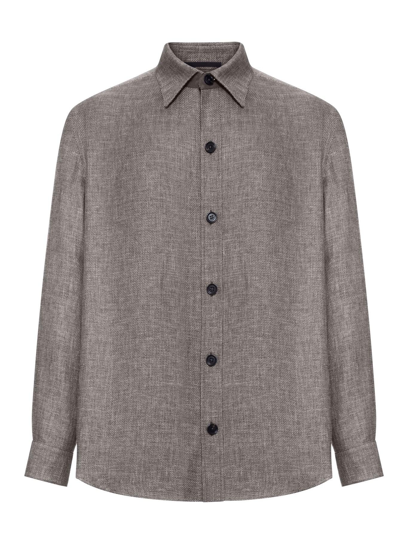OVERSHIRT IN CASHMERE LINEN AND SILK