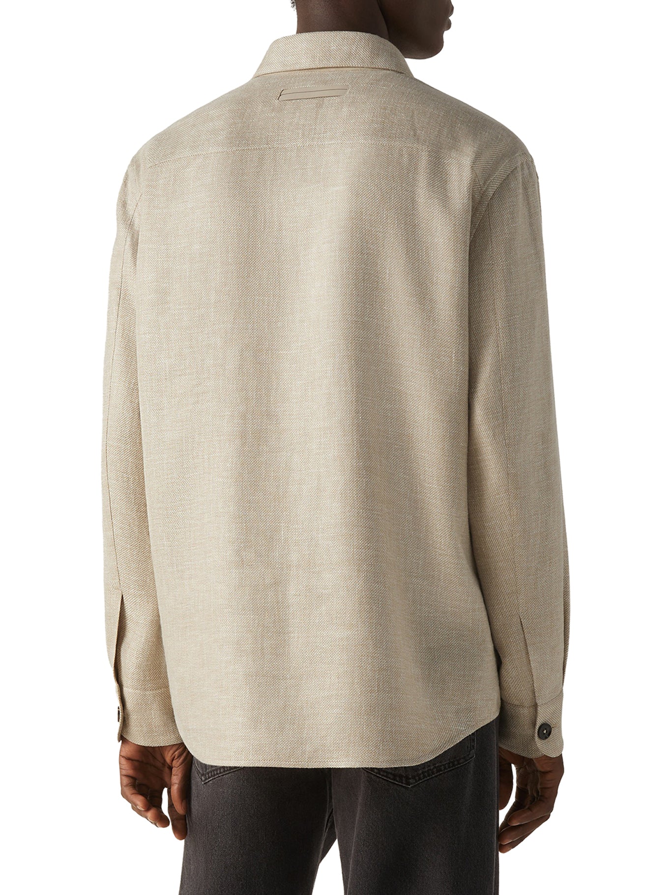 OVERSHIRT IN CASHMERE LINEN AND SILK - Image 4