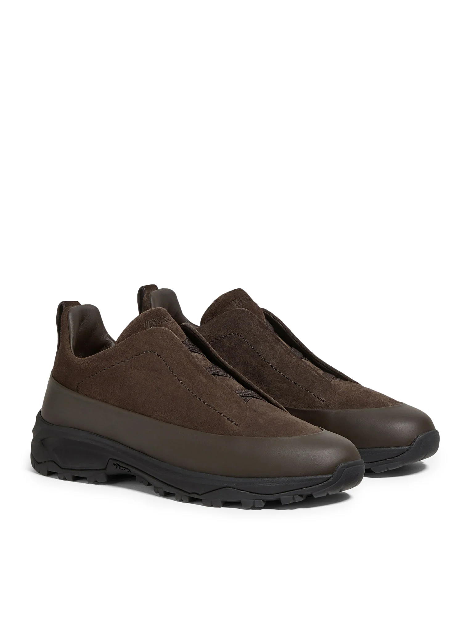 TRIPLE STITCH™ MONTE SNEAKER IN LEATHER AND SUEDE - Image 2
