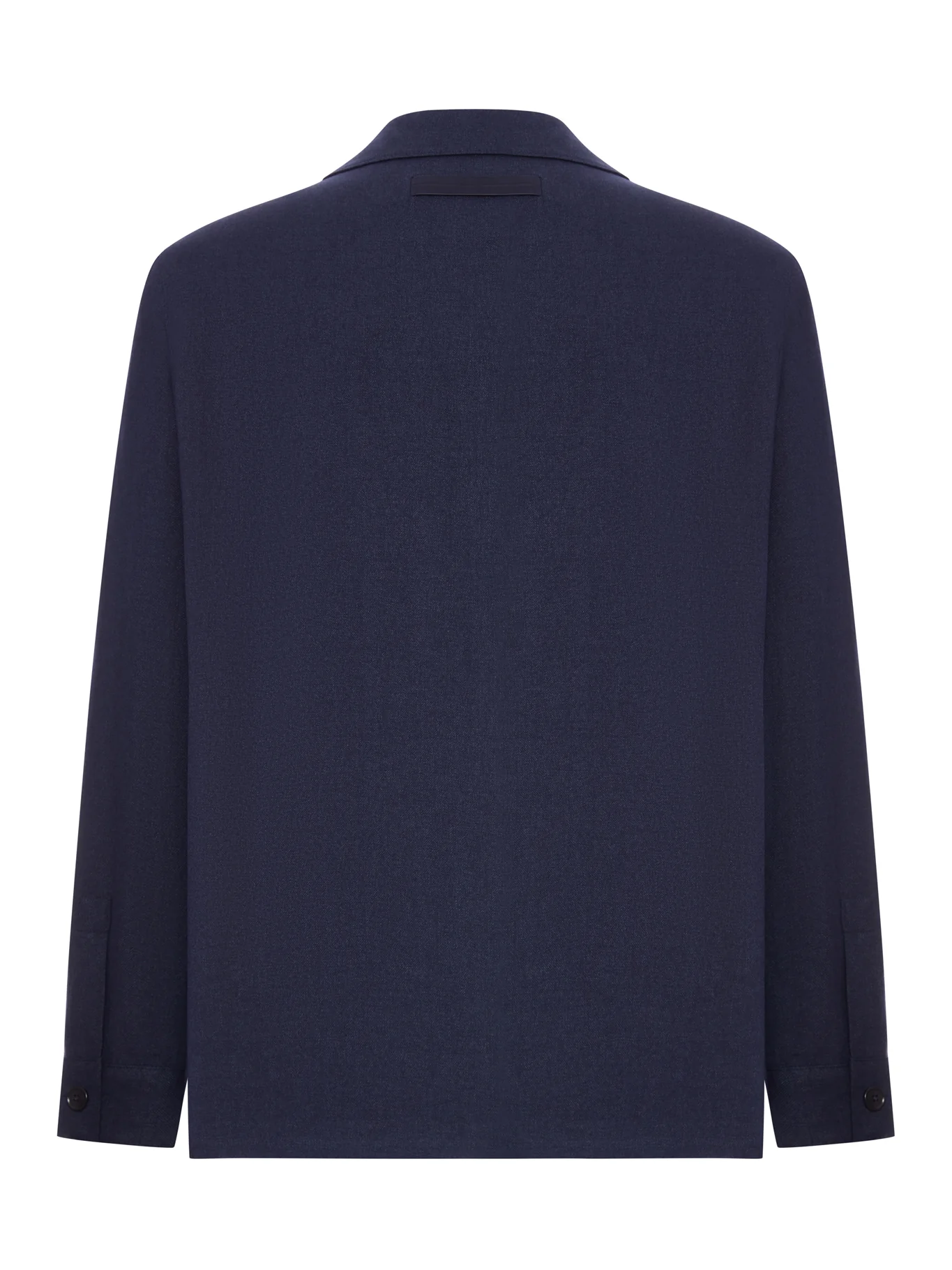 WOOL AND LINEN MIX JACKET WITH PATCHED POCKETS - Image 2