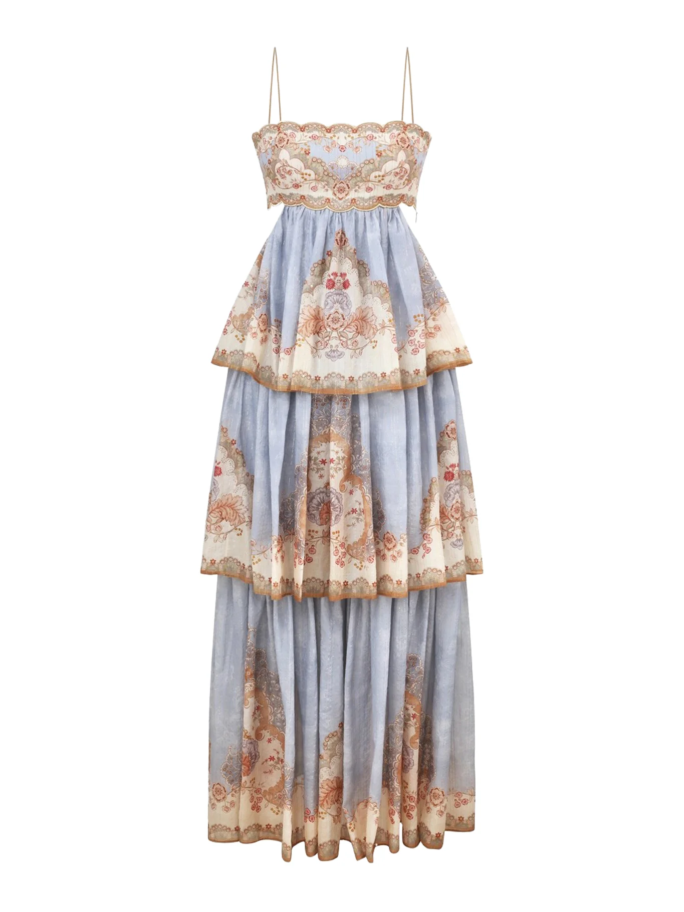 DAYLIGHT RUFFLED MAXI DRESS