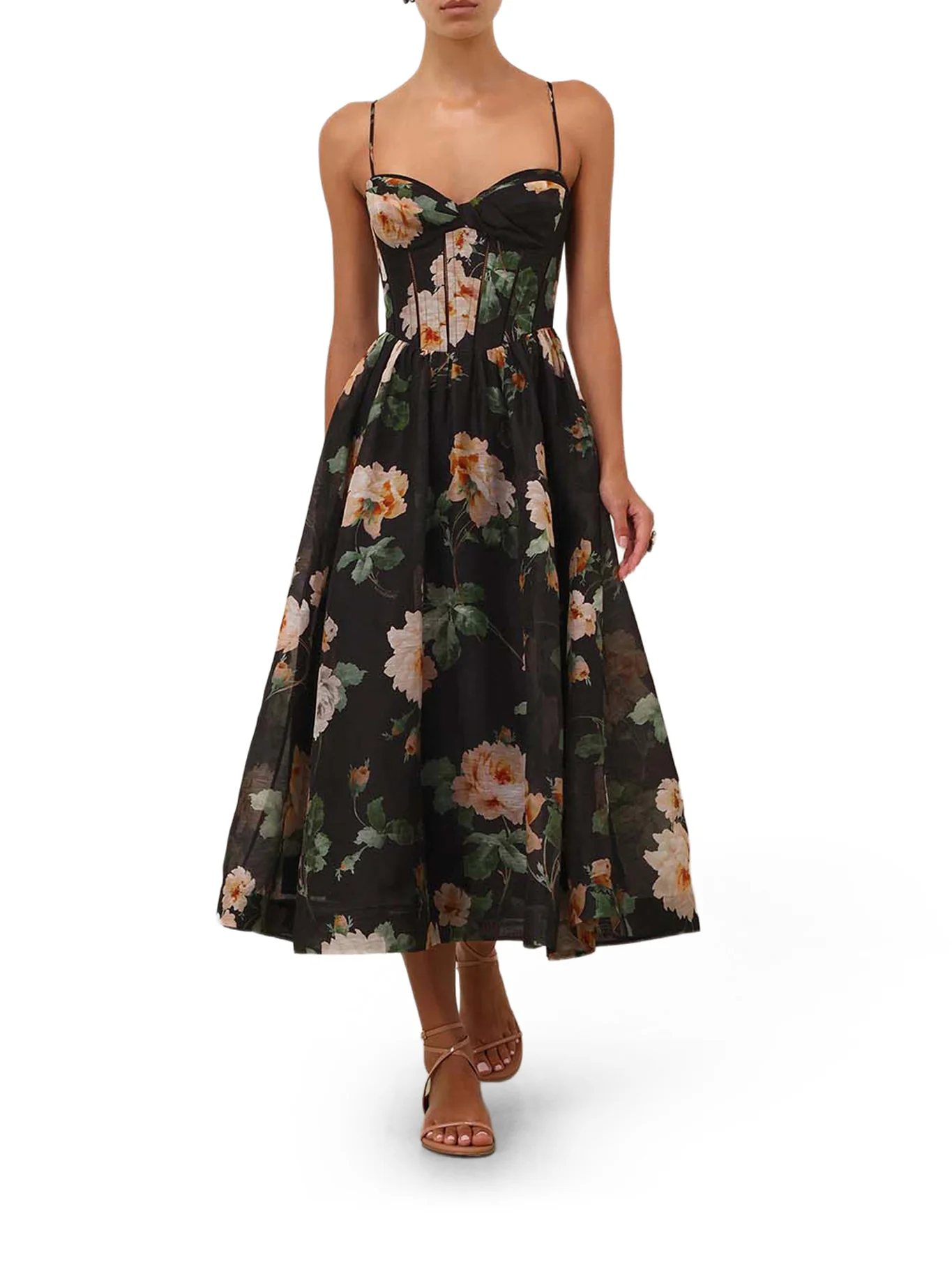 LUNA CORSET MIDI DRESS - Image 2