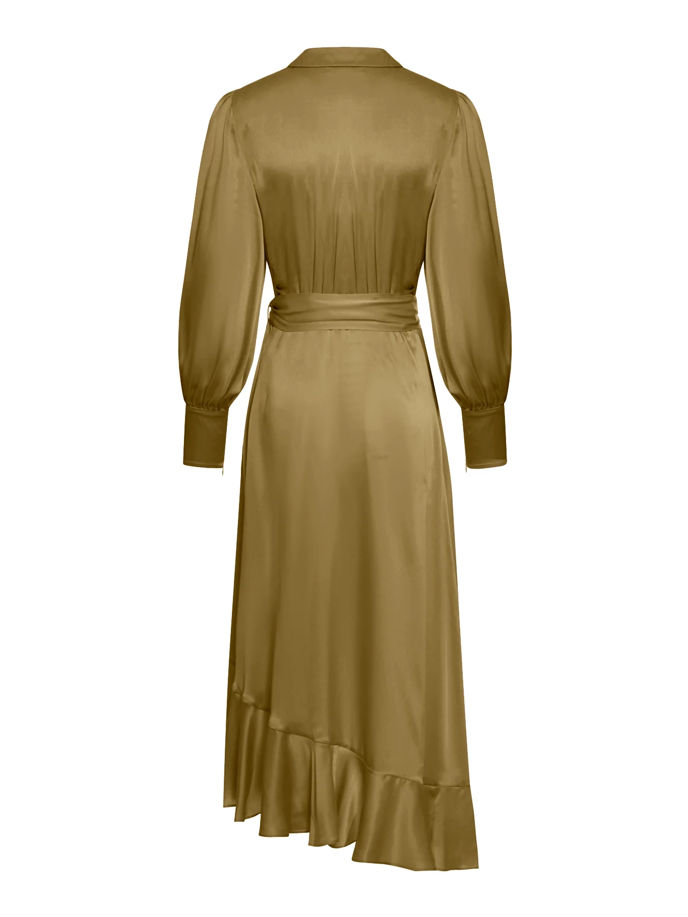 SILK WRAP DRESS - Image 2